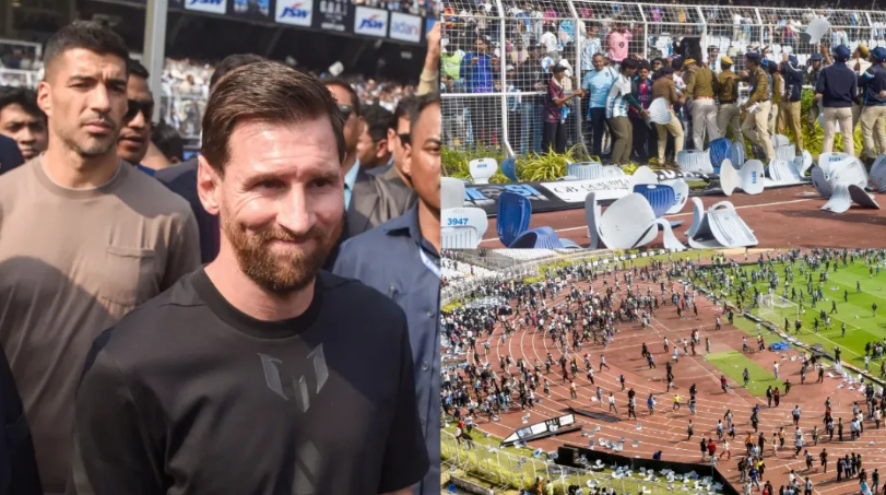 梅西印度行收入曝光:4天行程酬劳8.9亿卢比(约6975万元人民币);梅西出场不到20分钟引发骚乱